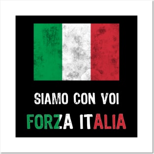 Forza Italia Siamo Con Voi Gift Posters and Art